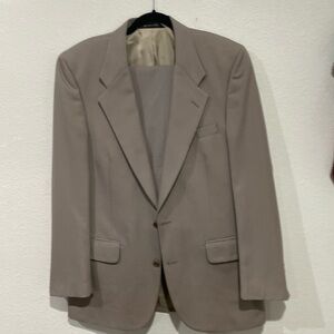 Sale Burberry Men’s Suit 42R 34w X 30L 100% Wool Excellent